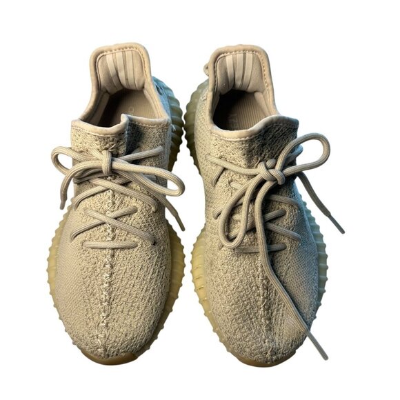 Adidas Yeezy Boost low sneaker 350 V2 Sesame Mens Size 5 Gray Gum Sole F99710 - Picture 7 of 14